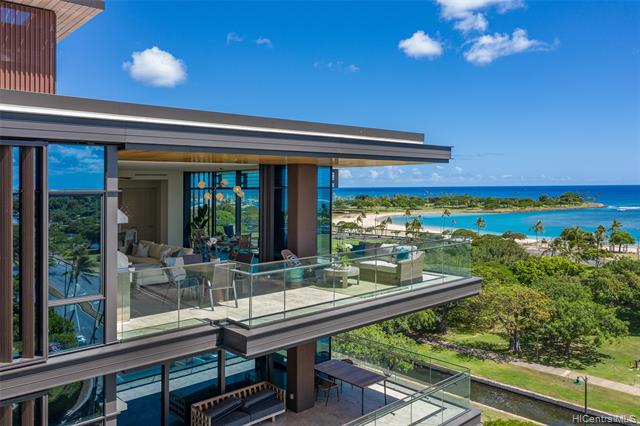 luxury real estate with a beautiful beach view